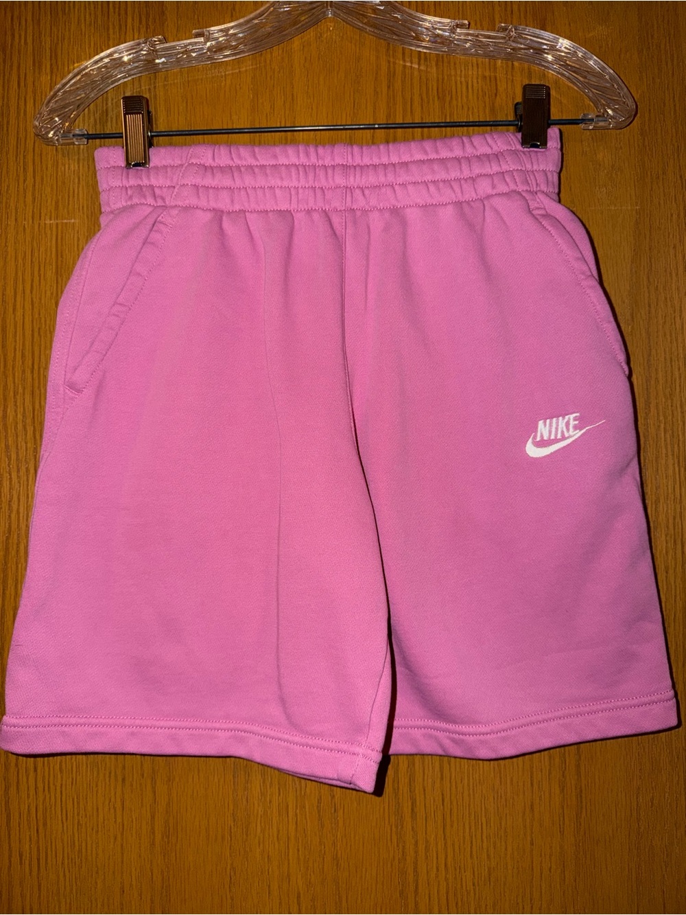 Nike Women’s Pink Fleece Shorts